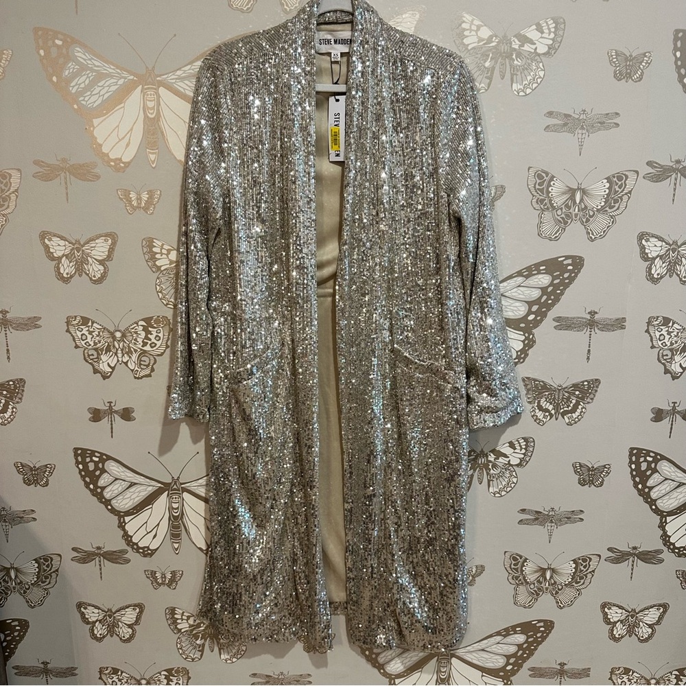Steve Madden Sequin Jacket NWT - image 1